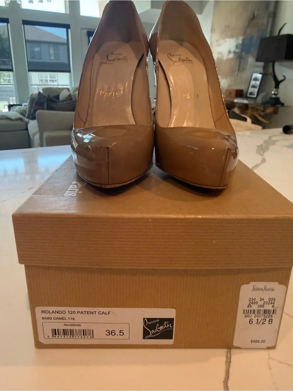 Christian Louboutin glossy patent